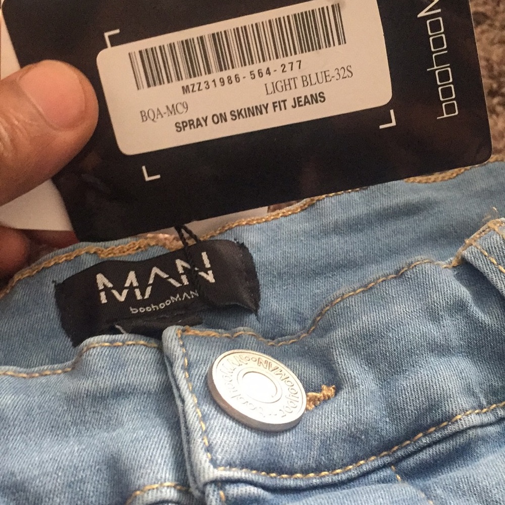Spray On Skinny Fit Jeans
